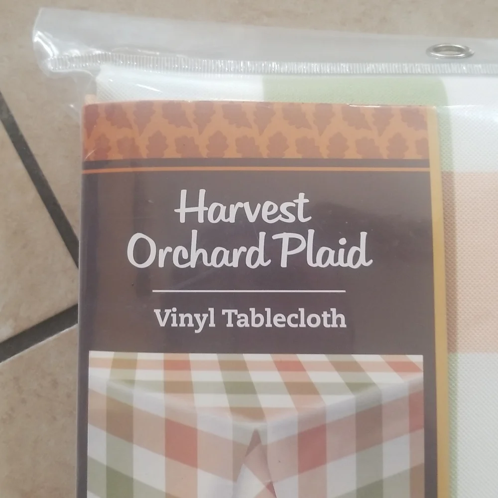 Vinyl tablecloth